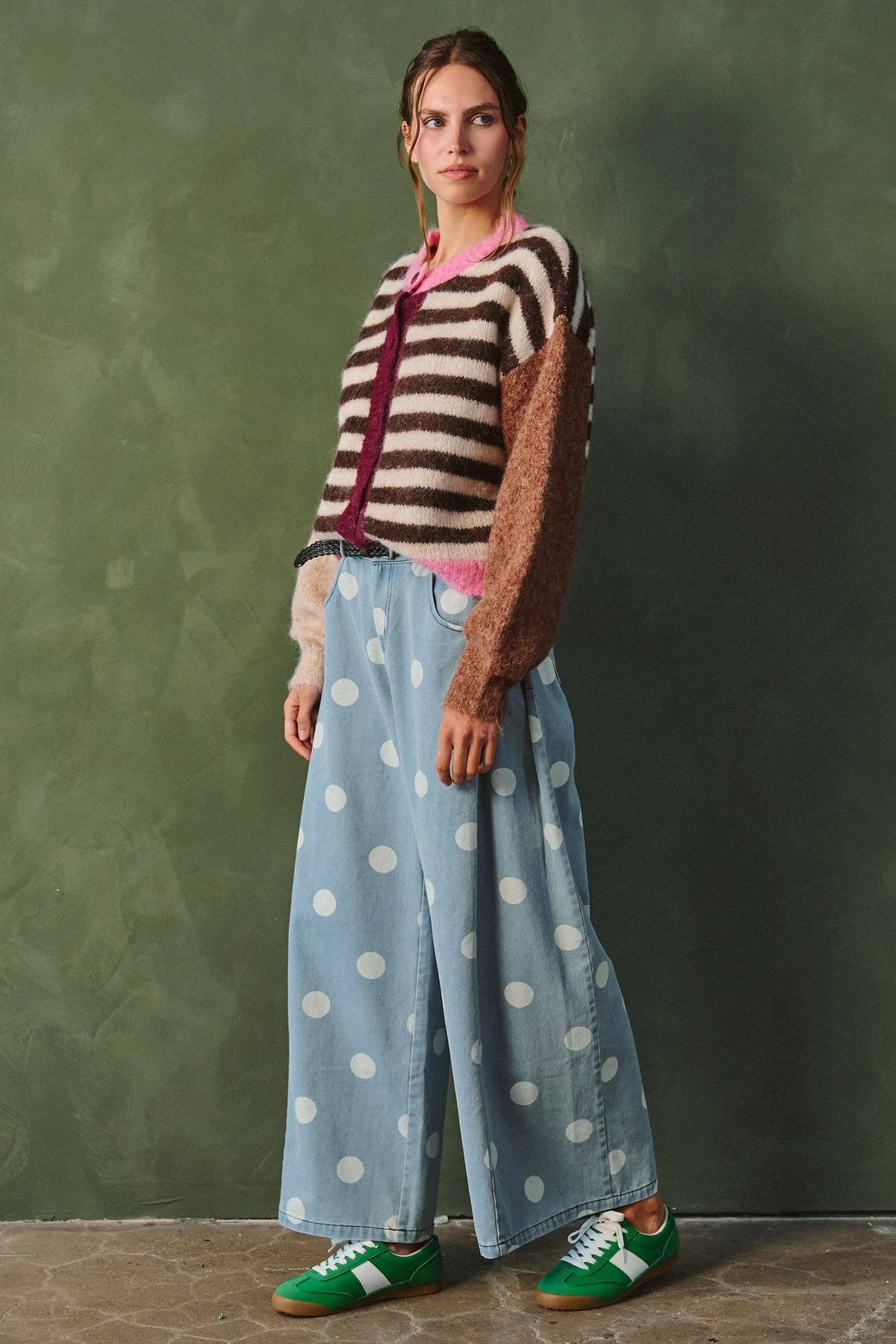 Color Pop Stripe Cardigan