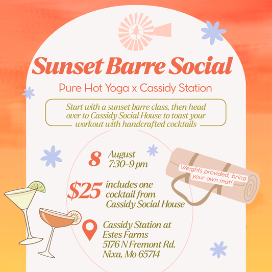 August 8th | Sunset Barre Social