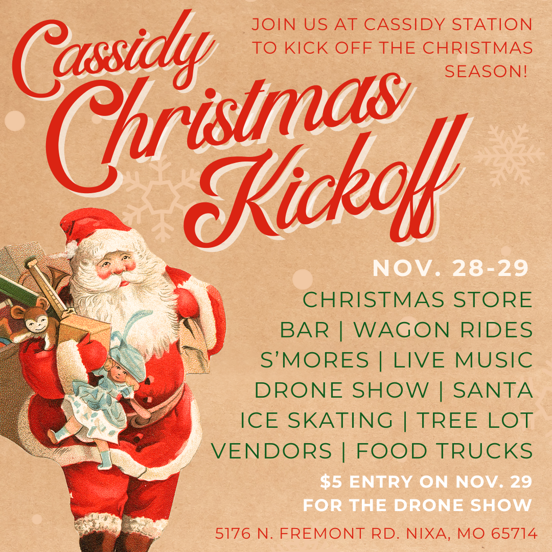 Nov. 29th | Drone Show / Cassidy Christmas Kickoff