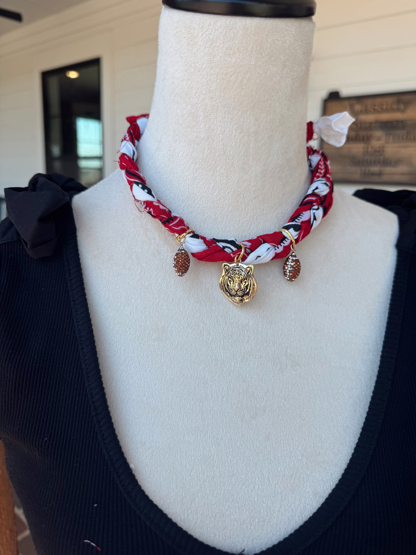 Bandana Charm Necklace
