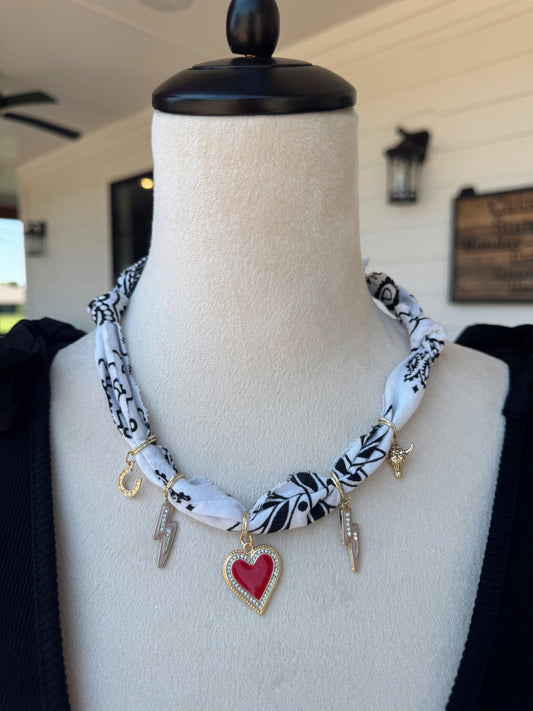 Bandana Charm Necklace