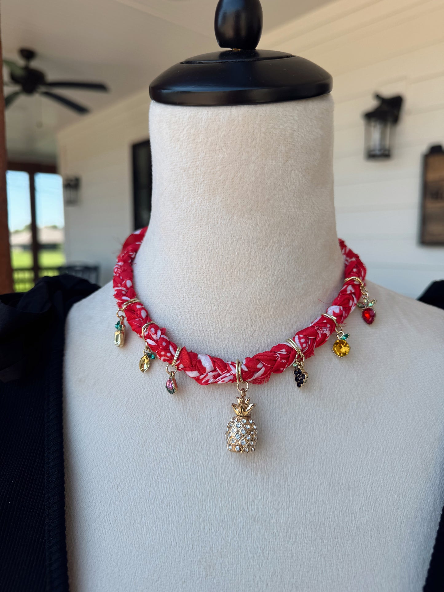 Bandana Charm Necklace