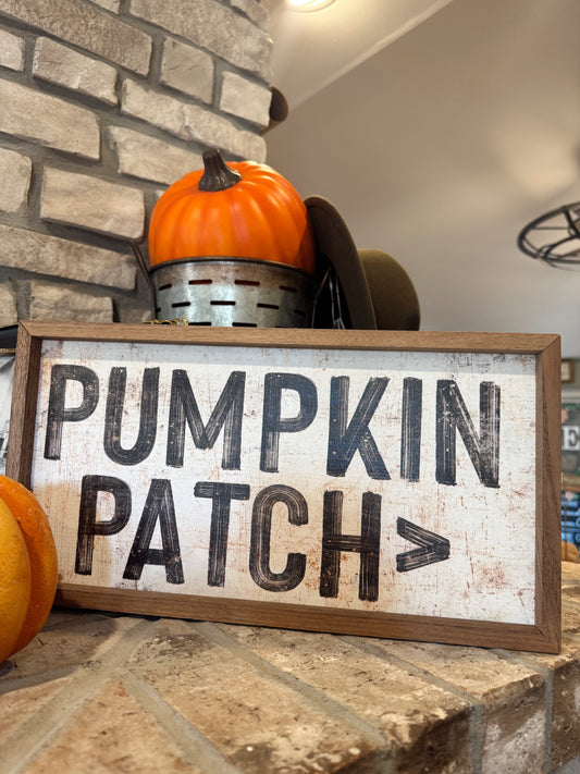Pumpkin Patch Sign