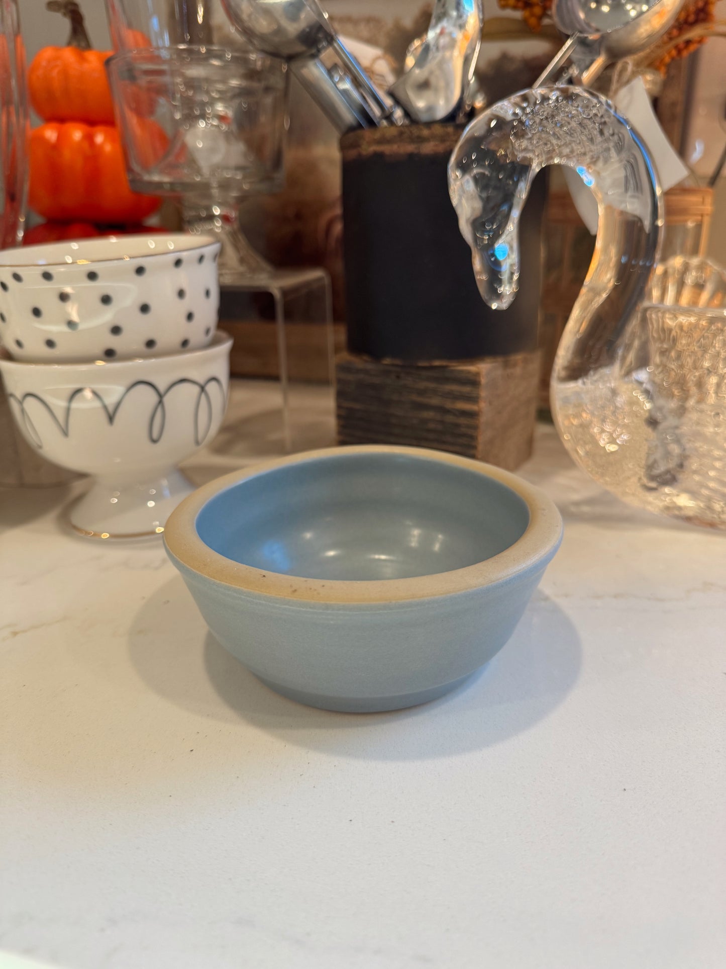 Blue Pottery Bowl