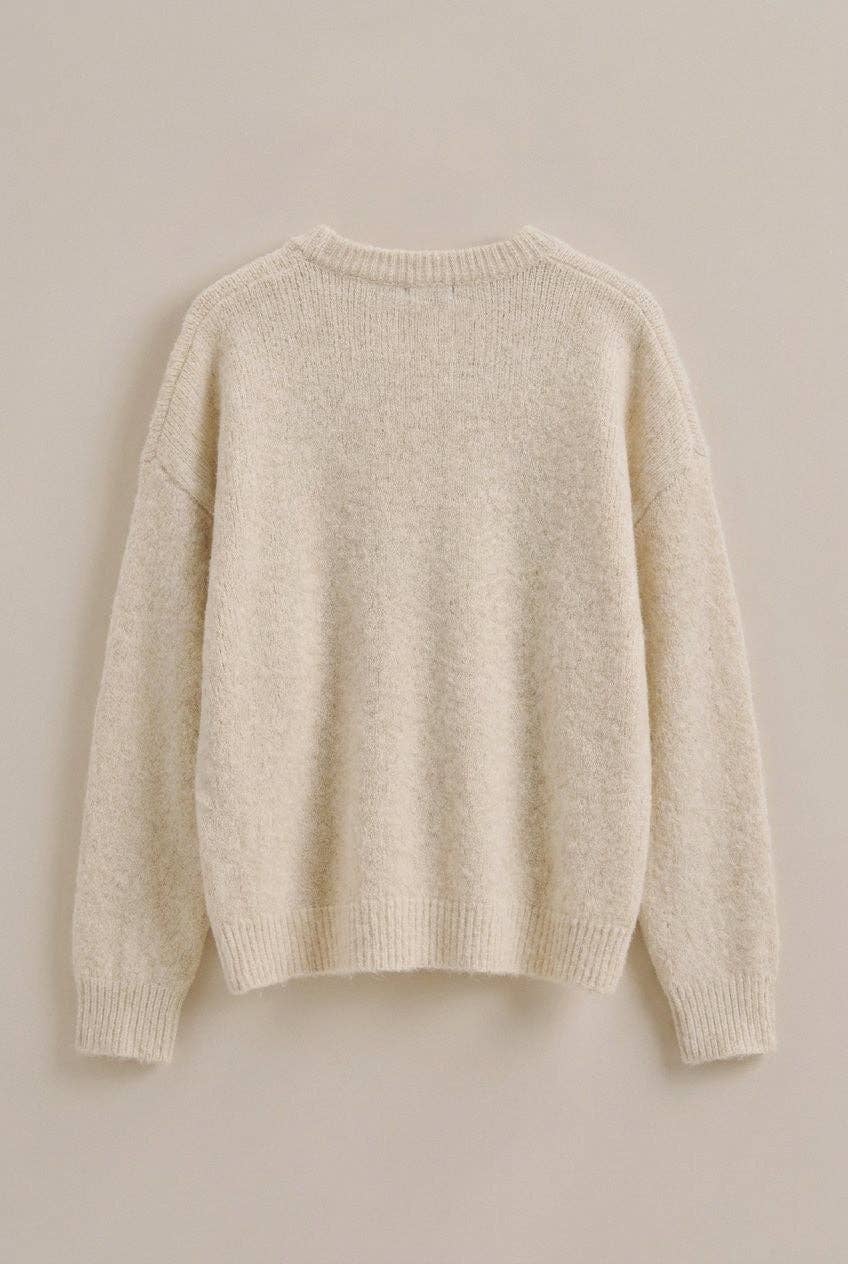 Mallard Duck Intarsia Knit Sweater