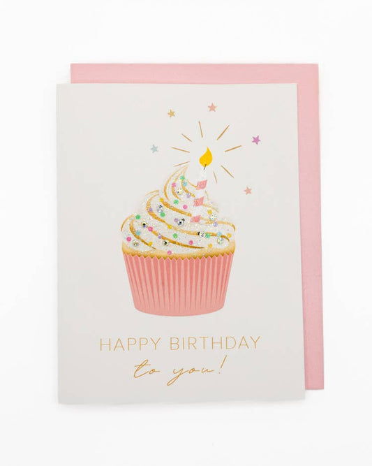 'Cupcake Surprise' Birthday Greeting Card