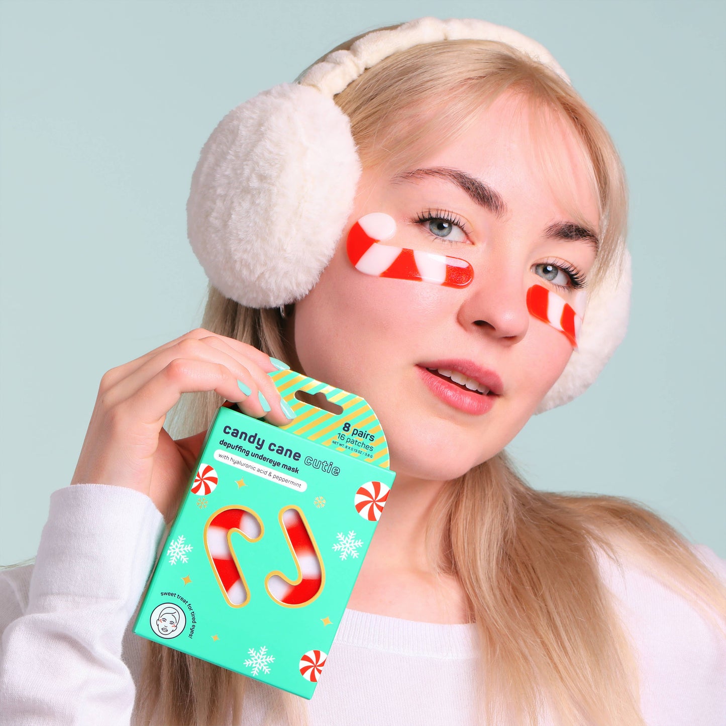Christmas Holiday Candy Cane Cutie Undereye Patches