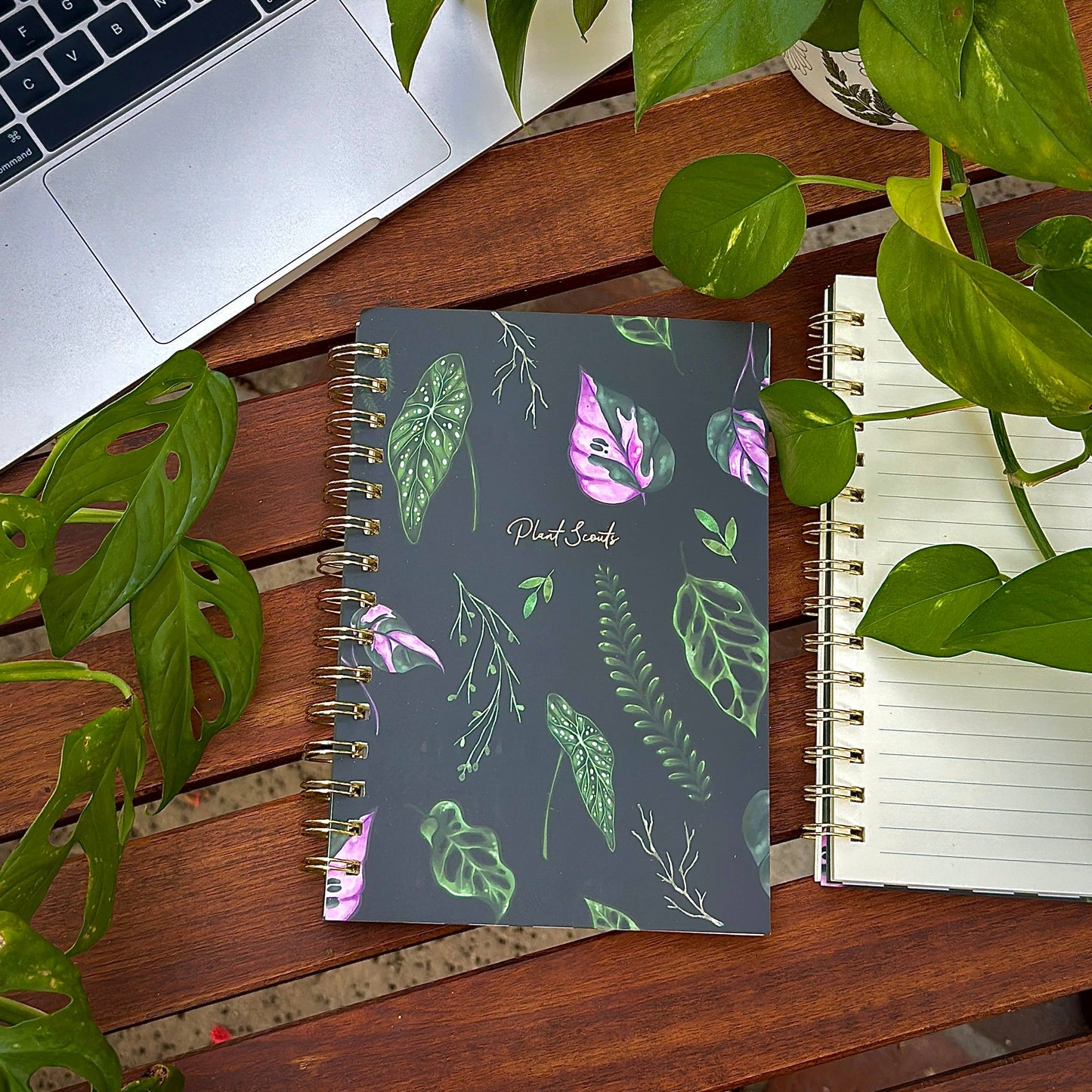 Houseplant Spiral Lined Notebook