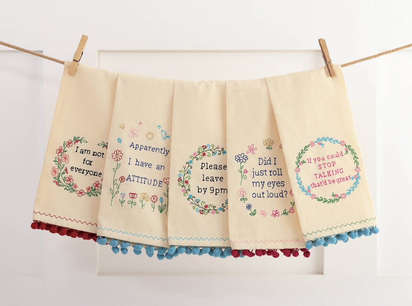 Leave By 9 Kitchen Towel