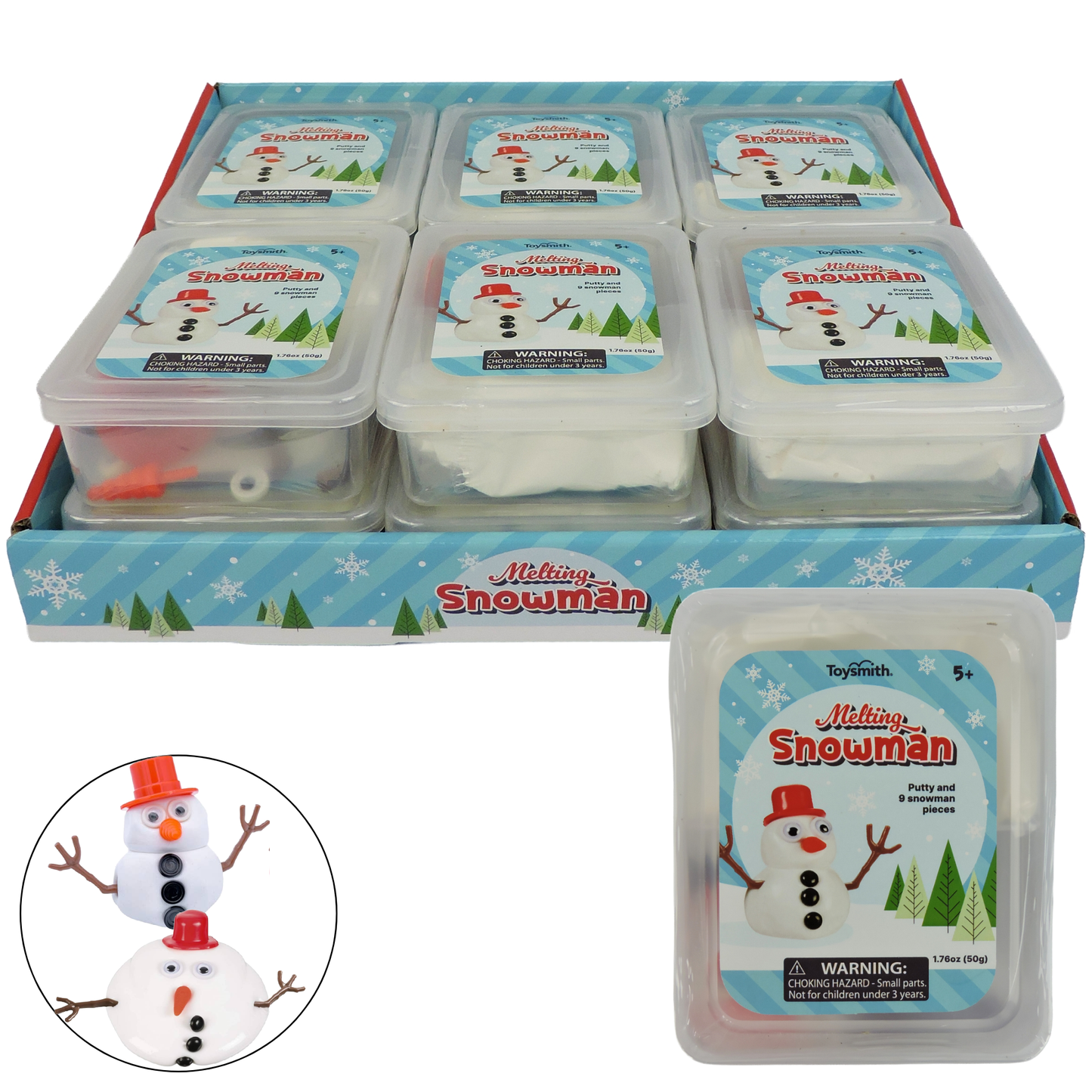 Melting Snowman Putty/Slime