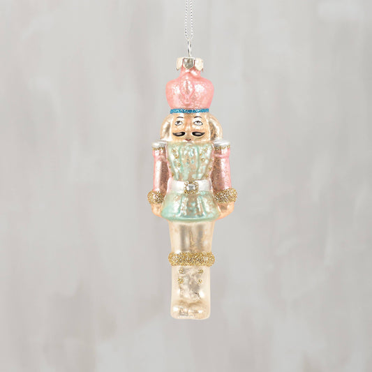 Nutcracker Glass Ornament