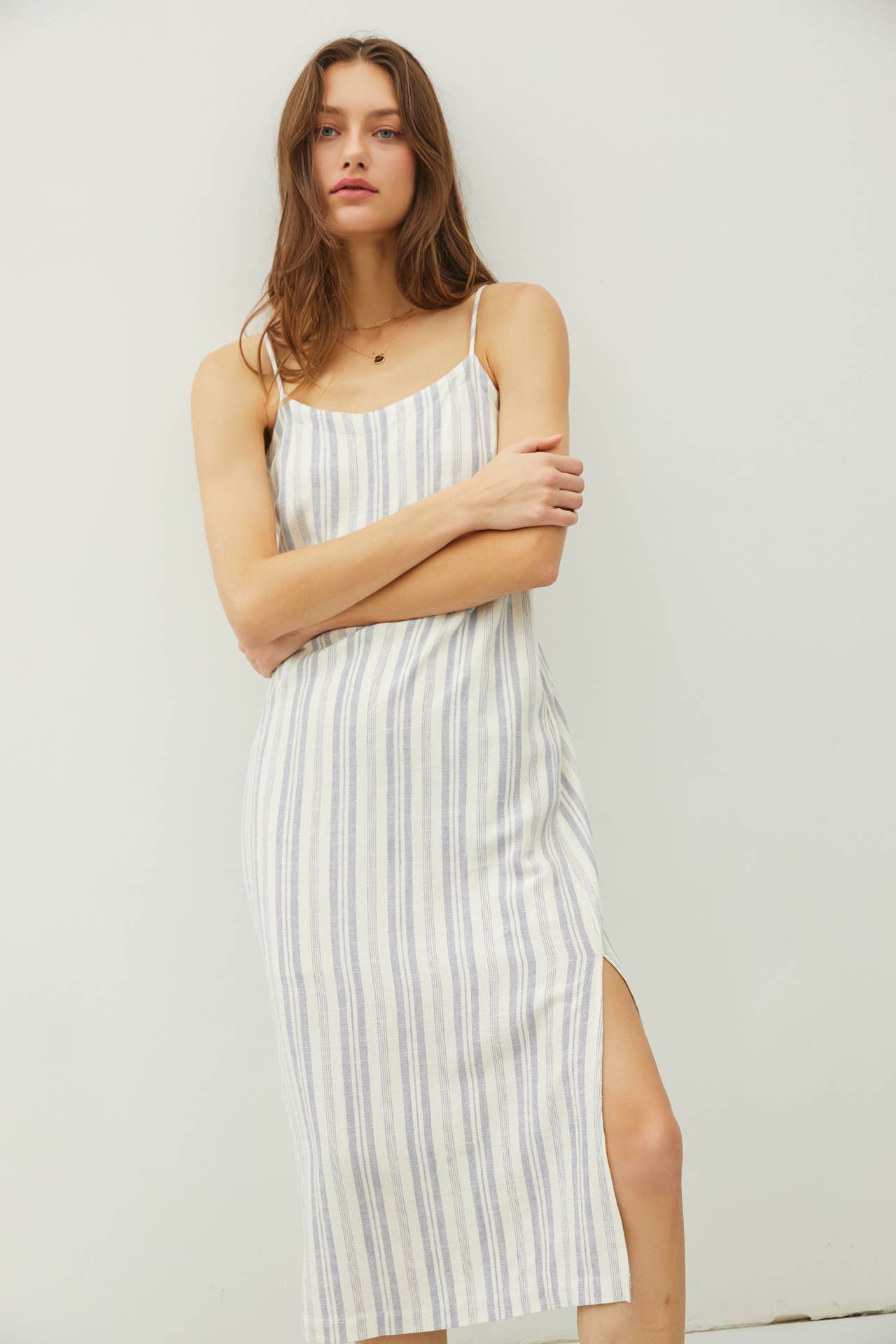 Stripe Linen Dress