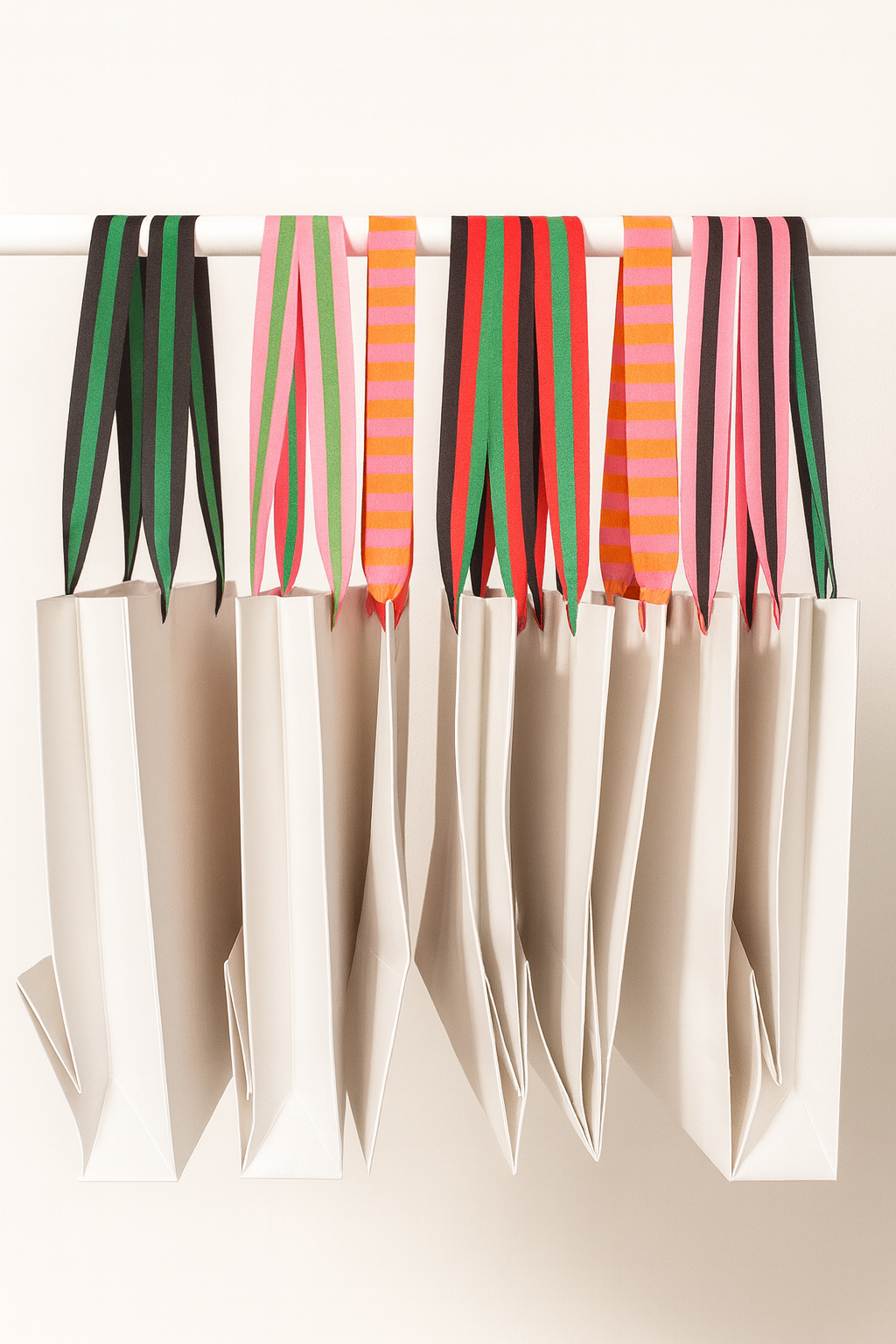 Funny Gift Bag | Wish You Lived Next Door | pink + green