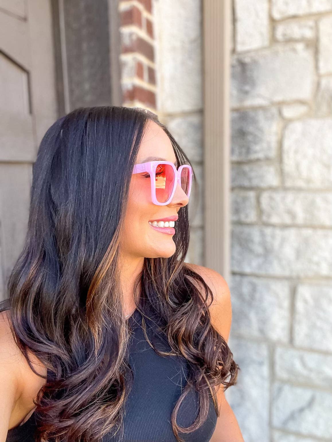 DAX - Linny - Women's Oversized Horn Frame Sunglasses