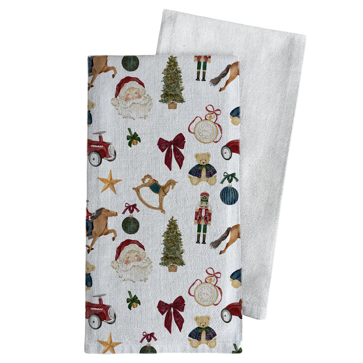 Christmas Nostalgia Tea Towel