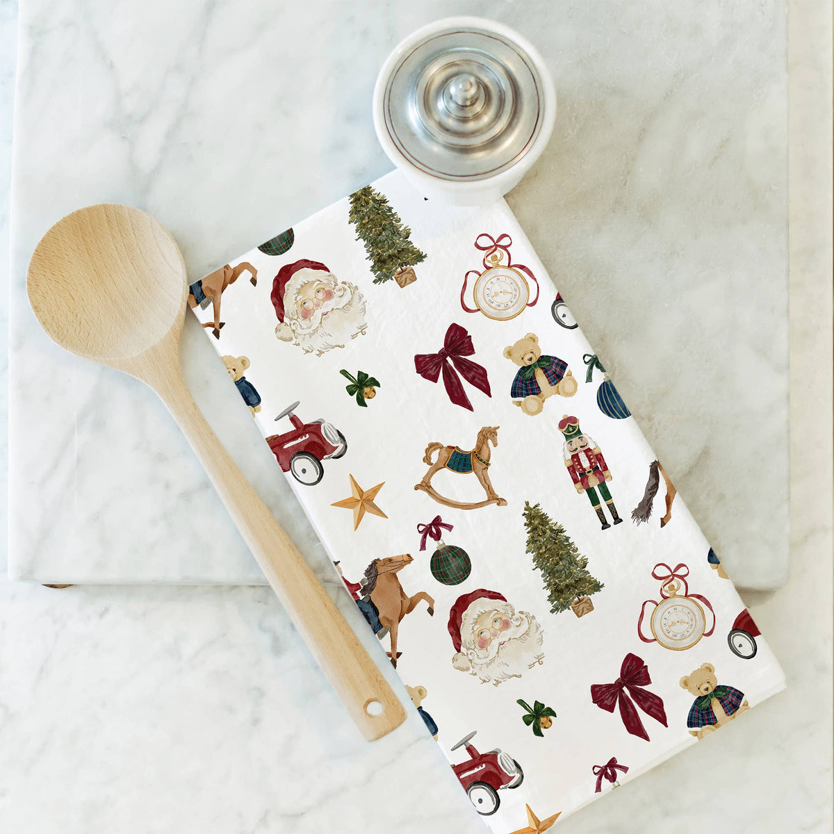 Christmas Nostalgia Tea Towel