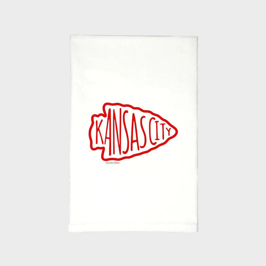 Chiefs Arrowhead Kitchen Towel | Tea Towels | Kansas Towels