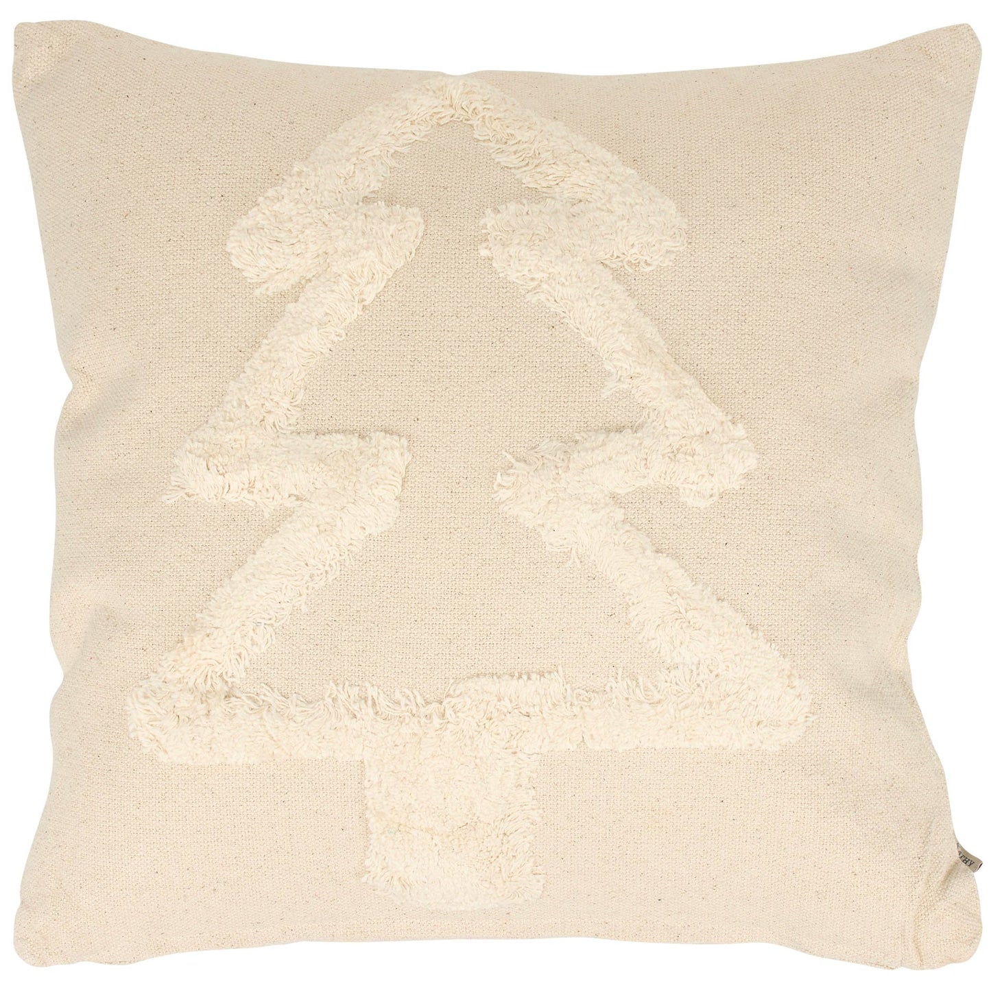 Tufted Christmas Tree Pillow