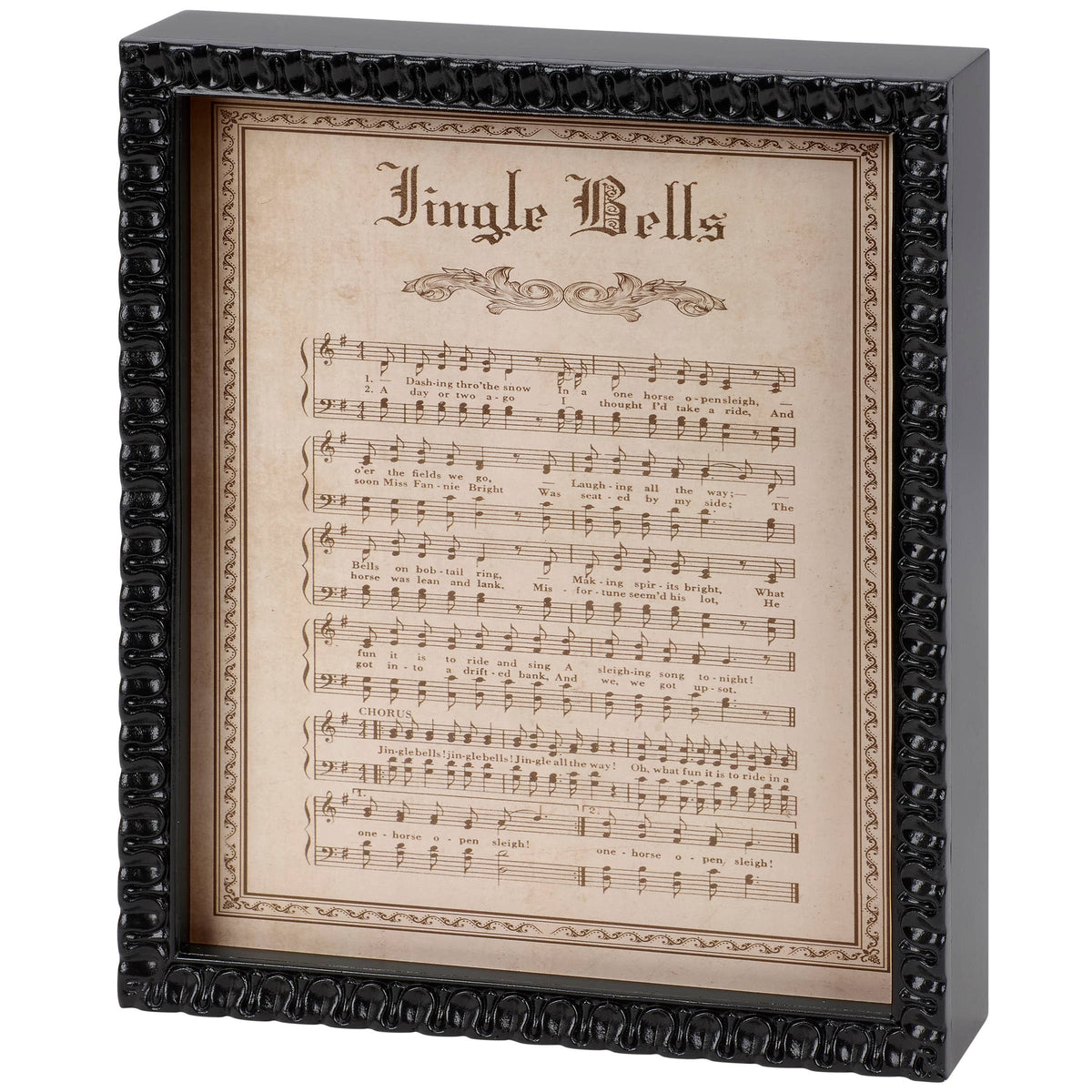 Jingle Bells Inset Box Sign