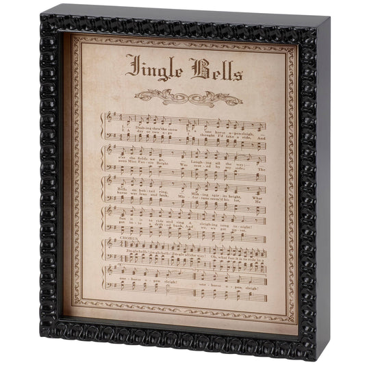 Jingle Bells Inset Box Sign