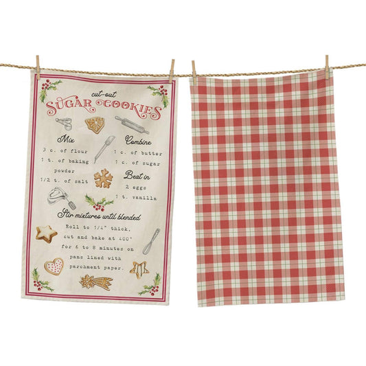 Sugar Cookie Recipe Tea Towels