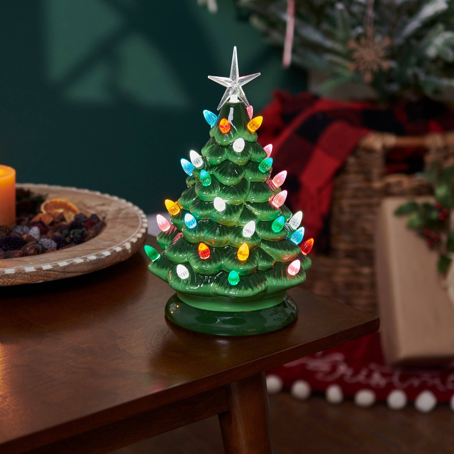 Lighted Ceramic Tree
