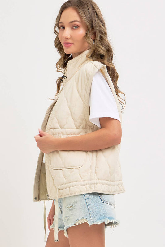 Quilted Puffer Vest