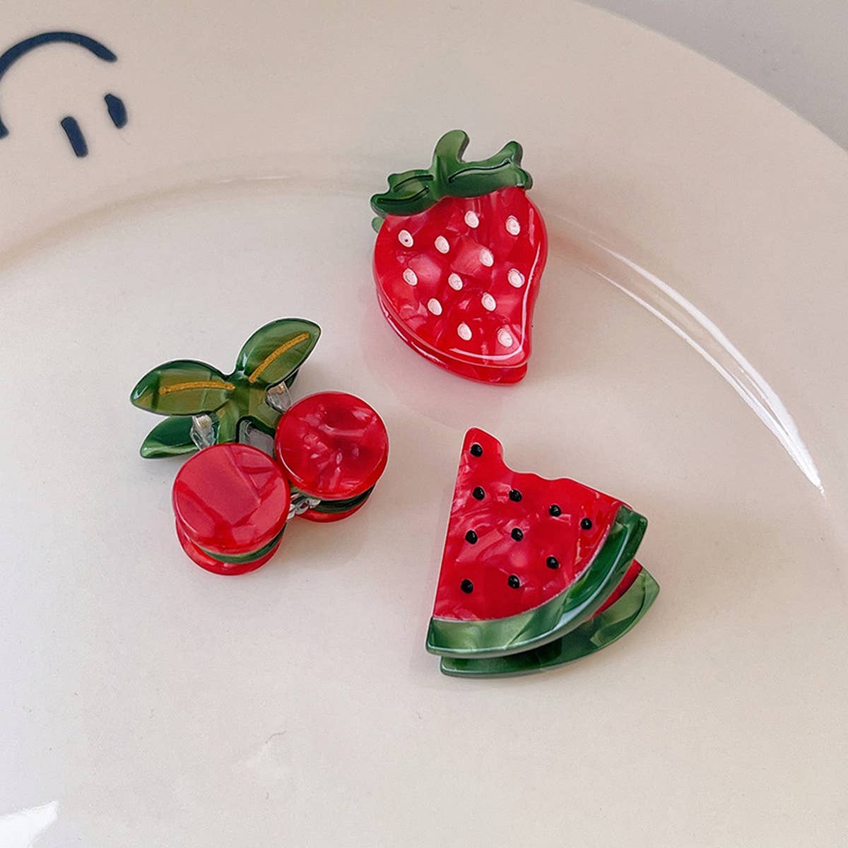 Mini Fruit Hair Claws