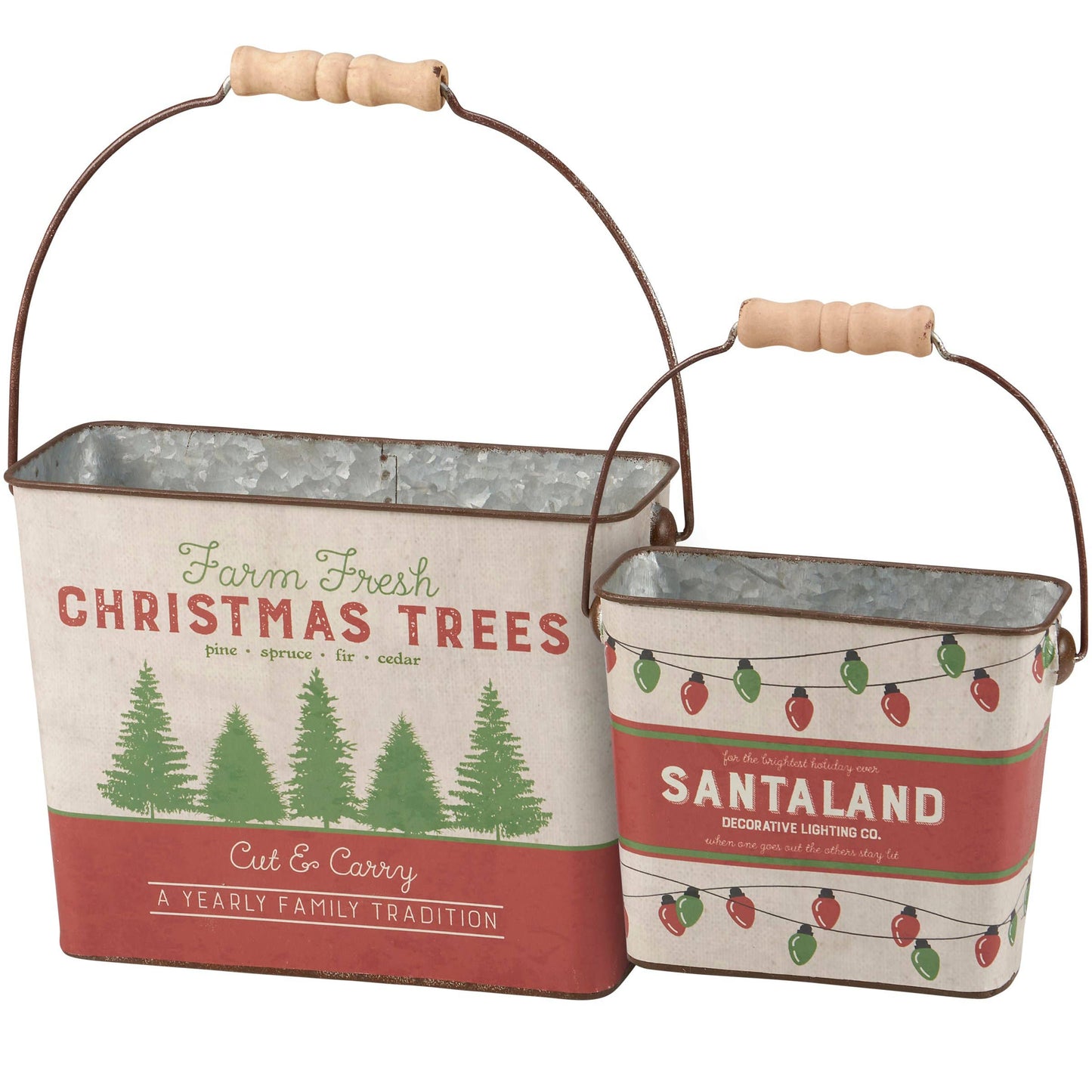 Santaland Bucket Set