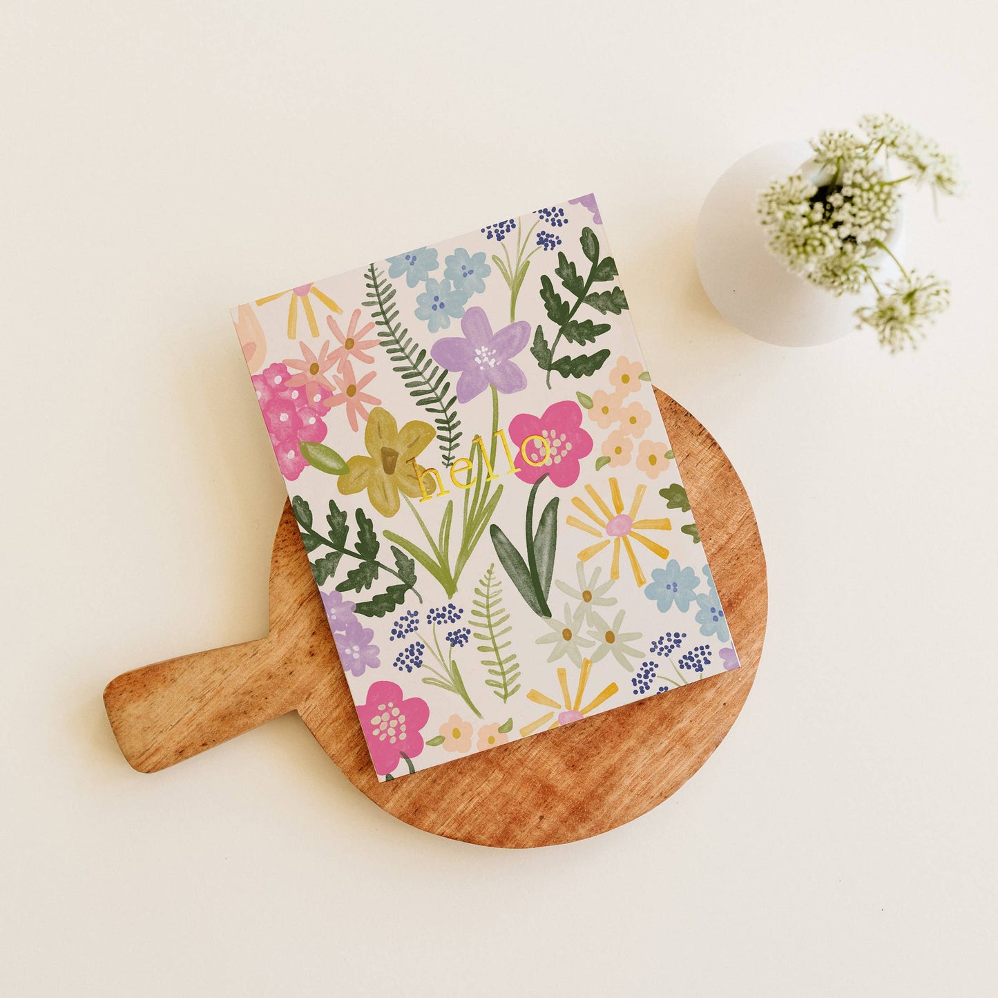 Hello Flowers Card