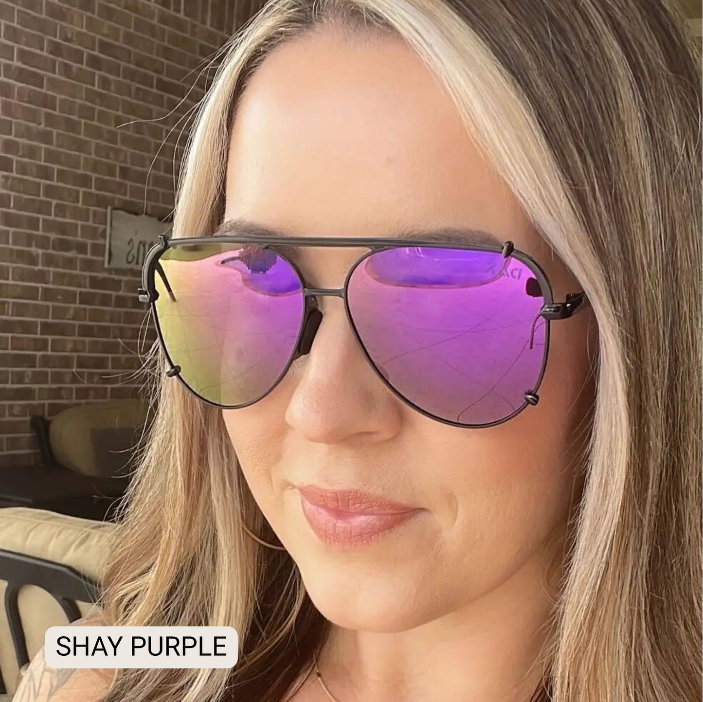 Dax - SHAY - Women's Polarized Large Hair Friendly Aviator