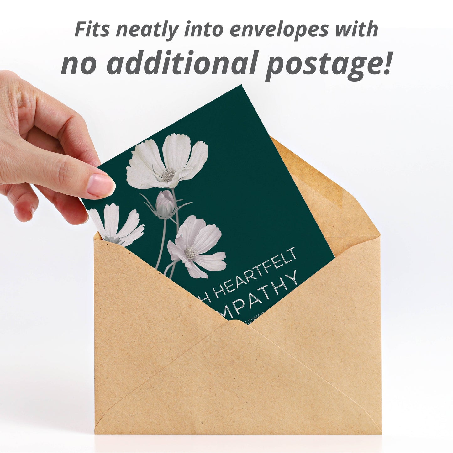 wildflower seed envelopes With Heartfelt Sympathy