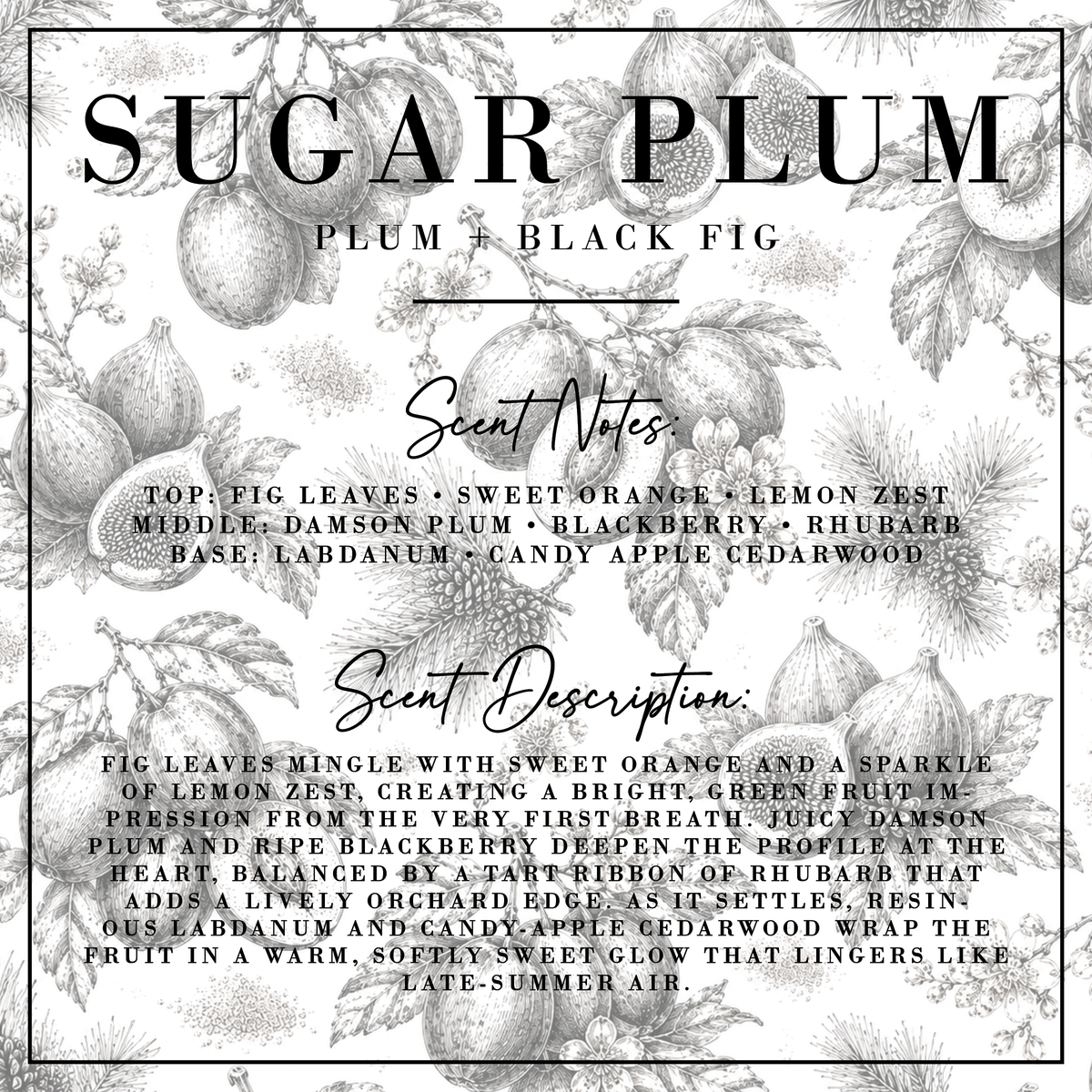 Sugar Plum Everything Spray| Plum + Black Fig