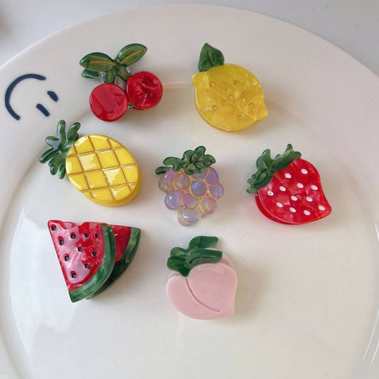 Mini Fruit Hair Claws