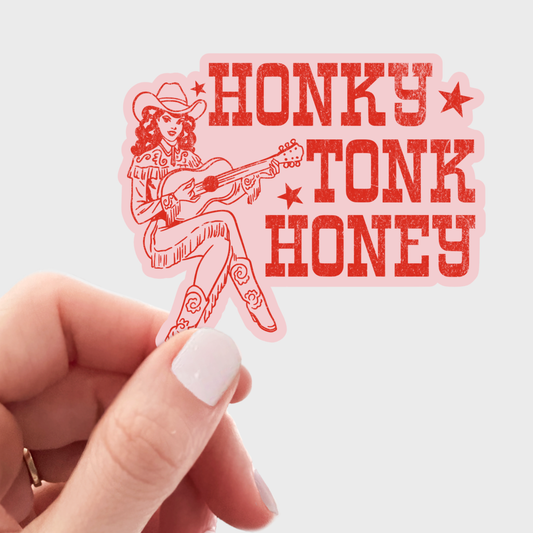 Honky Tonk Honey Sticker