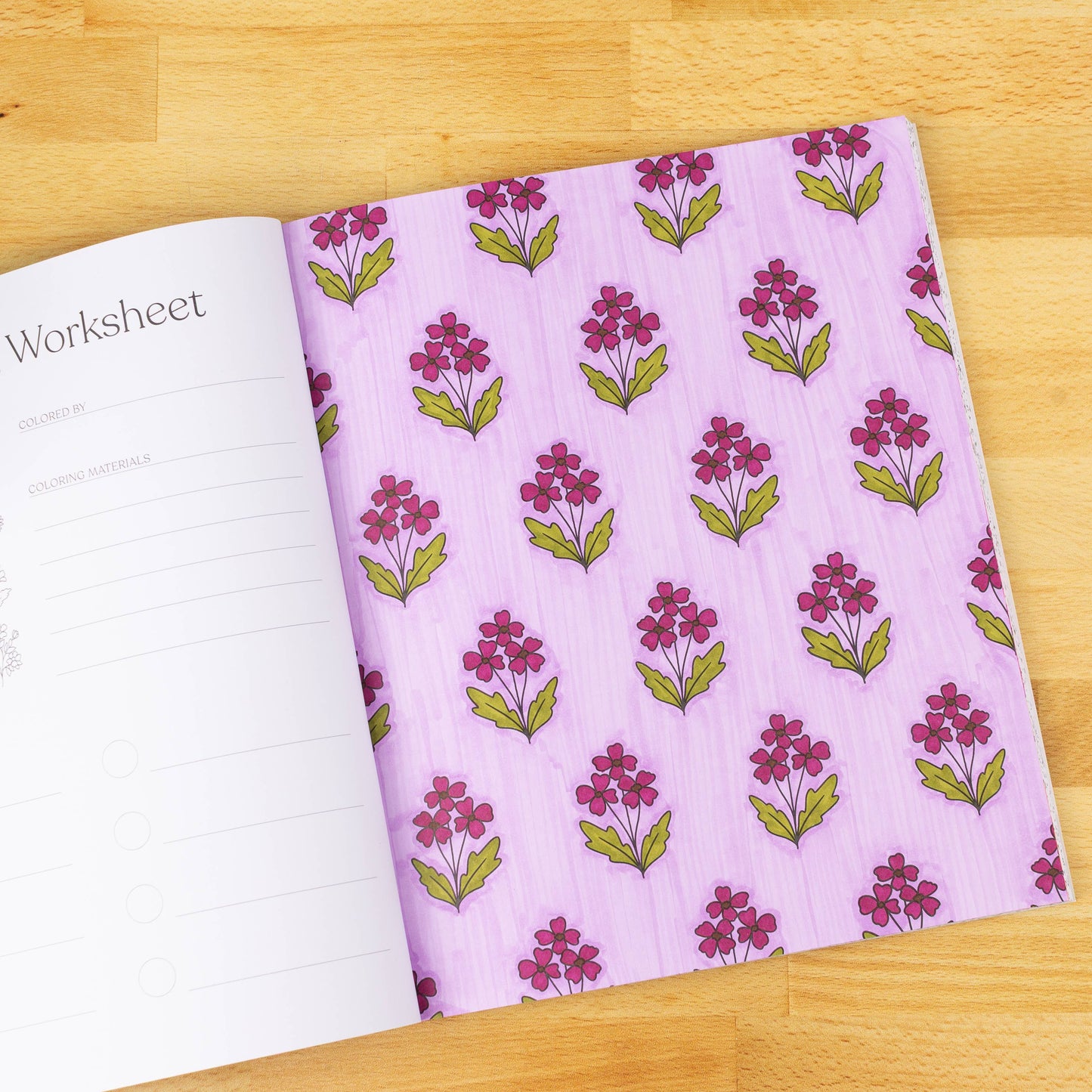 Wallflowers Coloring Book