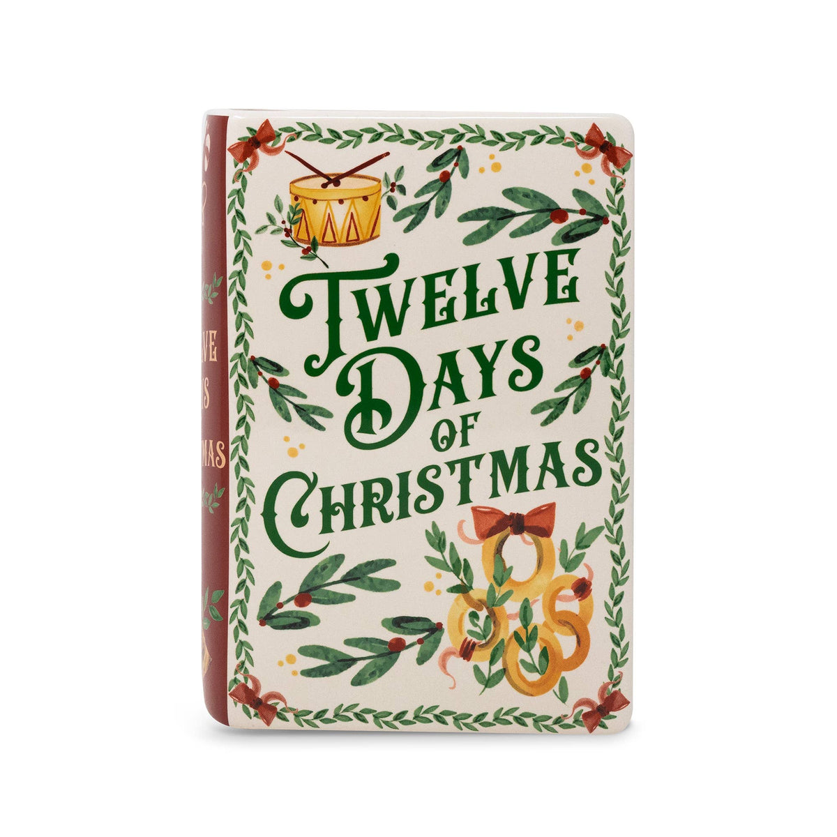 Twelve Days of Christmas Book Vase