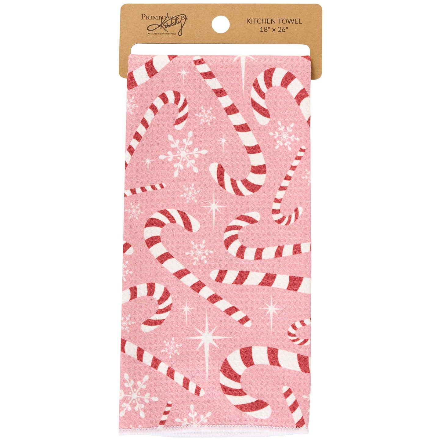 Candy Canes Kitchen Towel