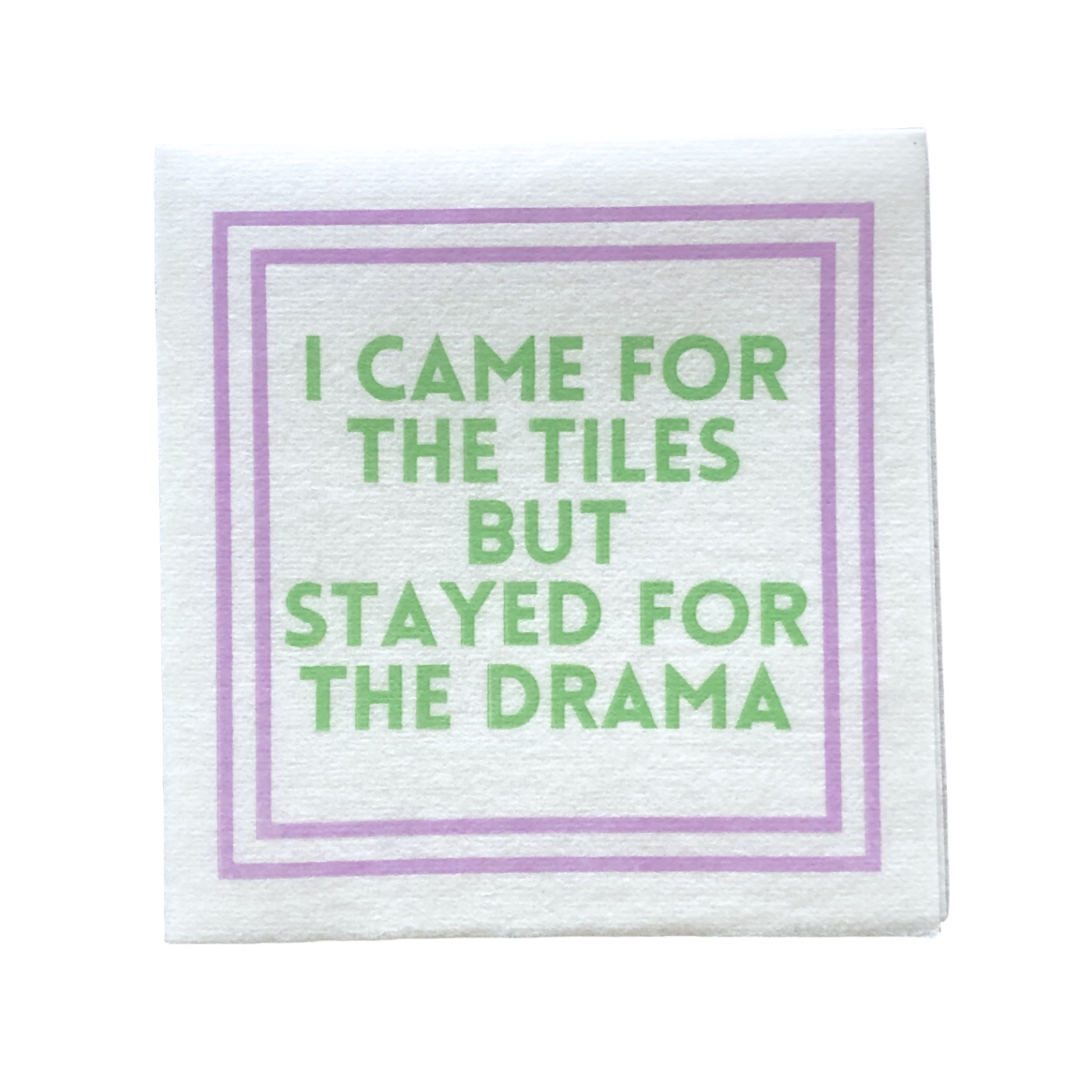 MAHJONG NAPKINS | 5'' x 5'' Luxury, Linen-Feel, Eco-Friendly