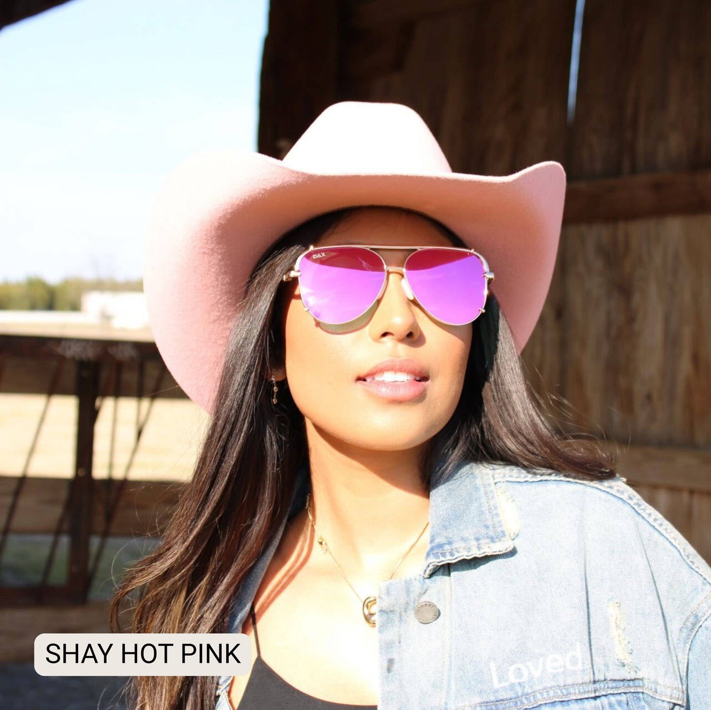 Dax - SHAY - Women's Polarized Large Hair Friendly Aviator