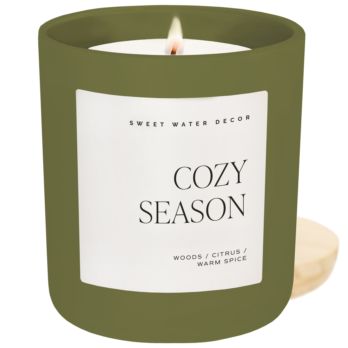 Cozy Season 15 oz Soy Candle, Matte Jar - Fall Decor