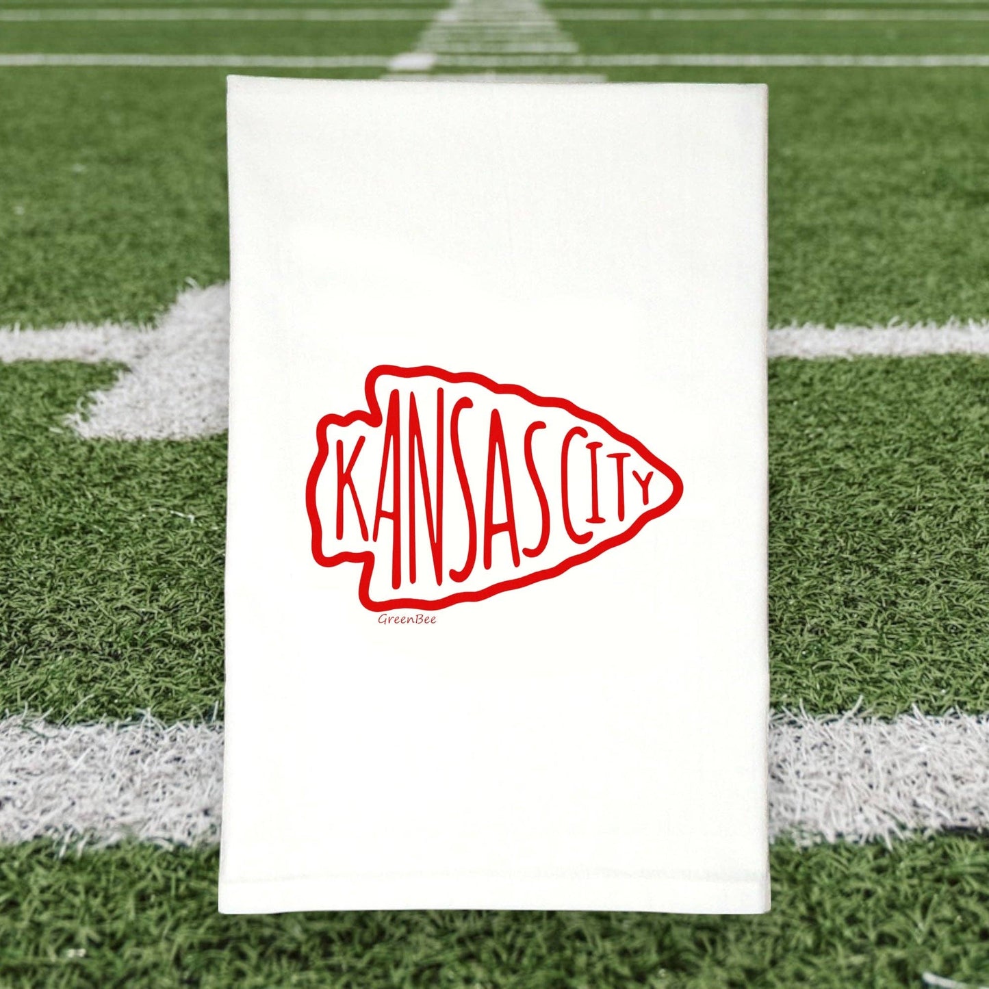 Chiefs Arrowhead Kitchen Towel | Tea Towels | Kansas Towels
