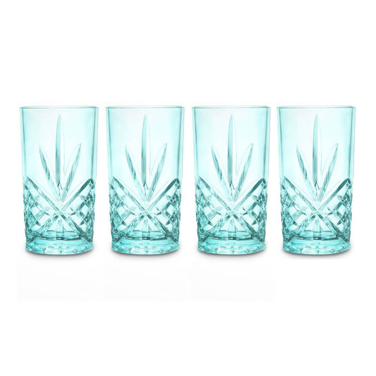 Dublin Acrylic Highball Seafoam(set of 4)