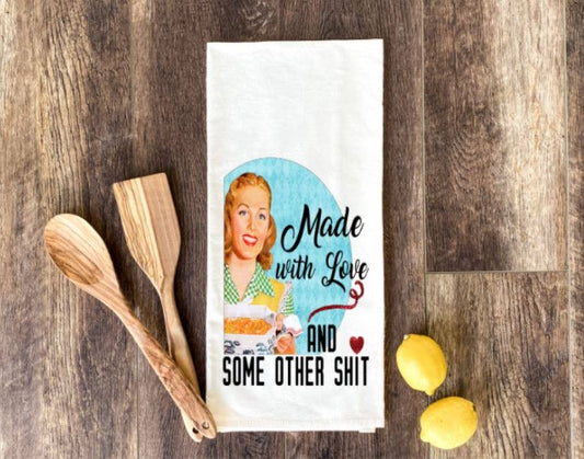 Made With Love Kitchen Tea Towel
