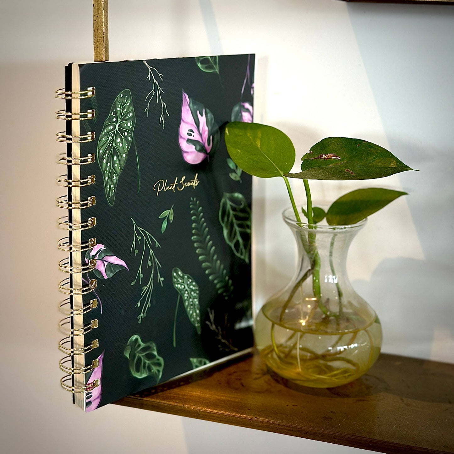 Houseplant Spiral Lined Notebook