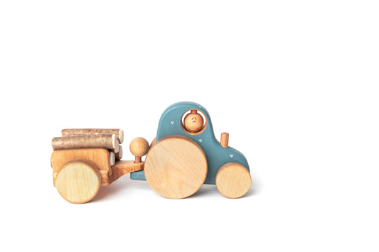 Wooden Tractor Toy