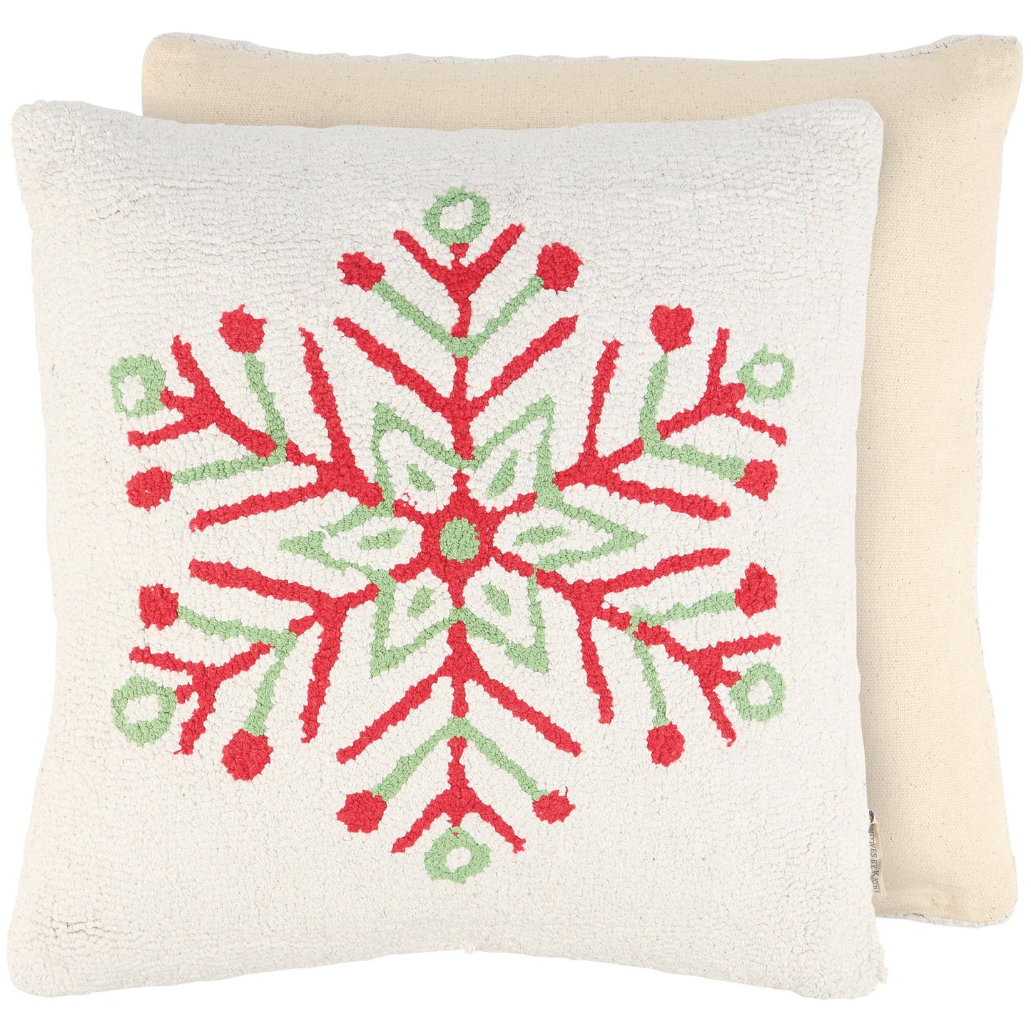 Bright Snowflake Pillow