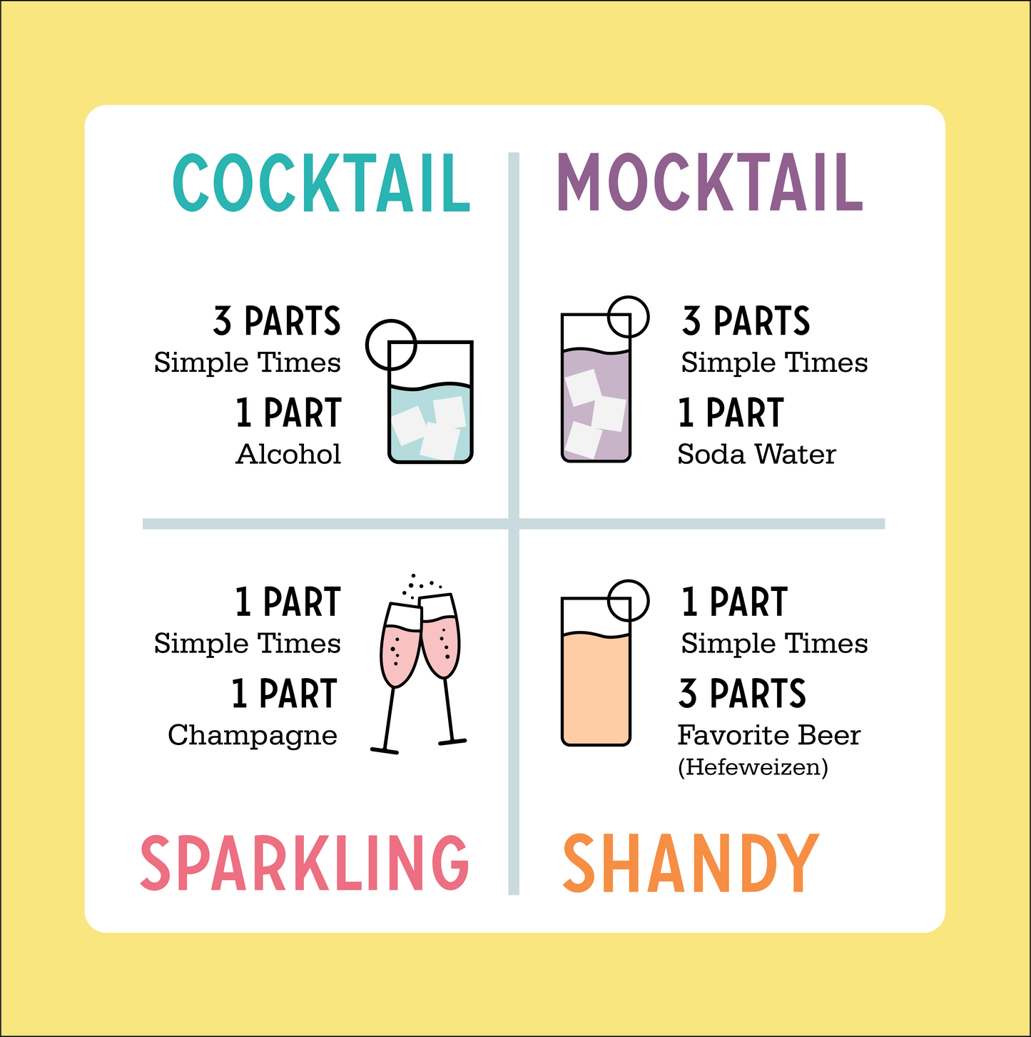 Strawberry Lemonade | All Natural Cocktail Mixer
