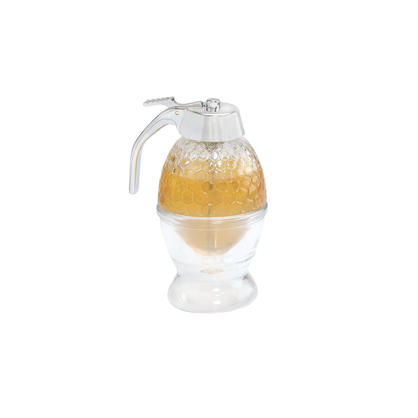 Glass Honey, Syrup Dispenser, 6-Ounce
