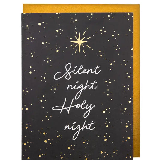 'Silent Night, Holy Night' Christmas Greeting Card